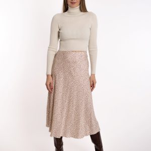 Rebrasta dolčevita sa sjajnim nitima- bijela