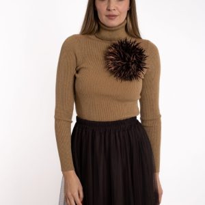 Ukrasna kopča- smeđa