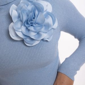 Ukrasna cvjetna kopča- plava